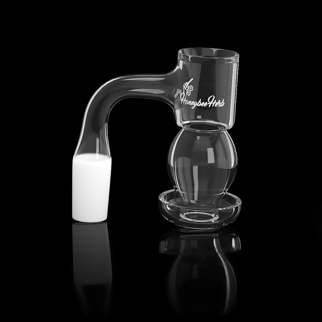HONEYSUCKLE BUBBLE QUARTZ BANGER - 90° DEGREE | BL - Image 4