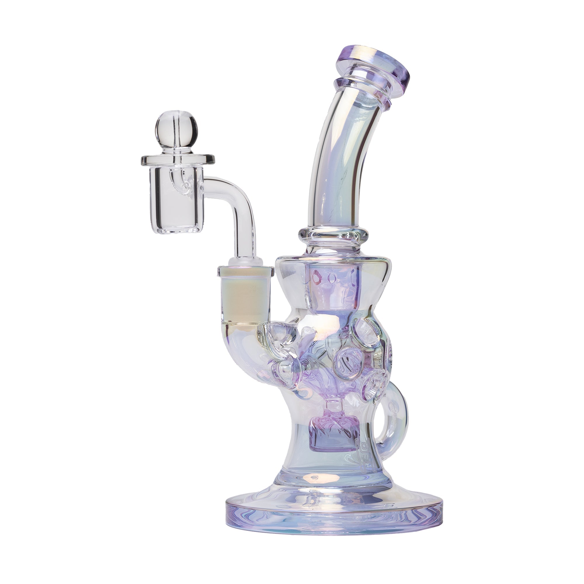 Human Grade 8.5" Swiss Incycler Glass Rig Recycler Water Pipe - Image 5