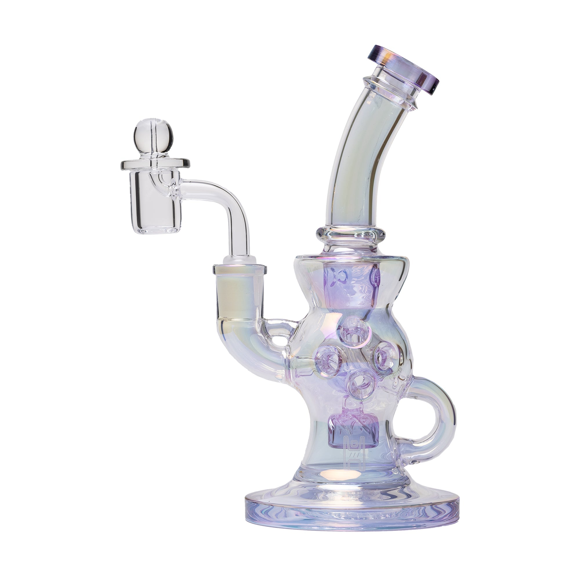 Human Grade 8.5" Swiss Incycler Glass Rig Recycler Water Pipe - Image 9