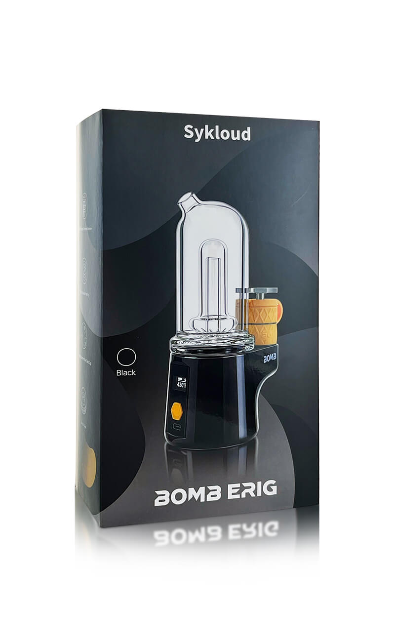 BOMB ERIG Sykloud - Portable Electric Dab Rig - Black - Image 6