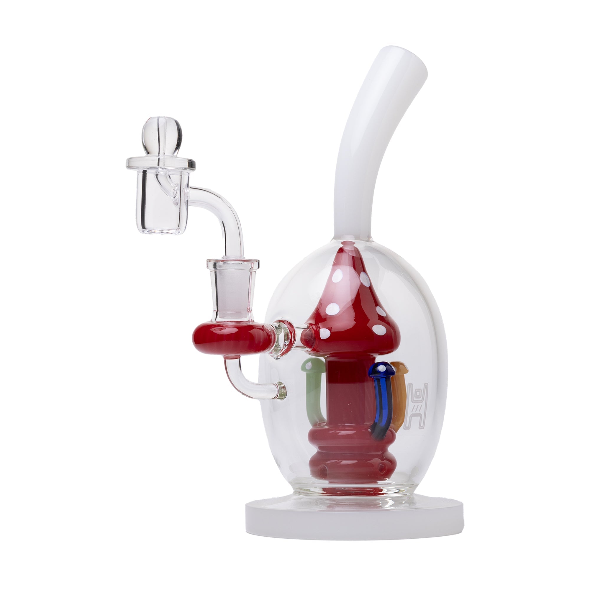 Human Grade Mushroom Globe Glass Rig - Image 8