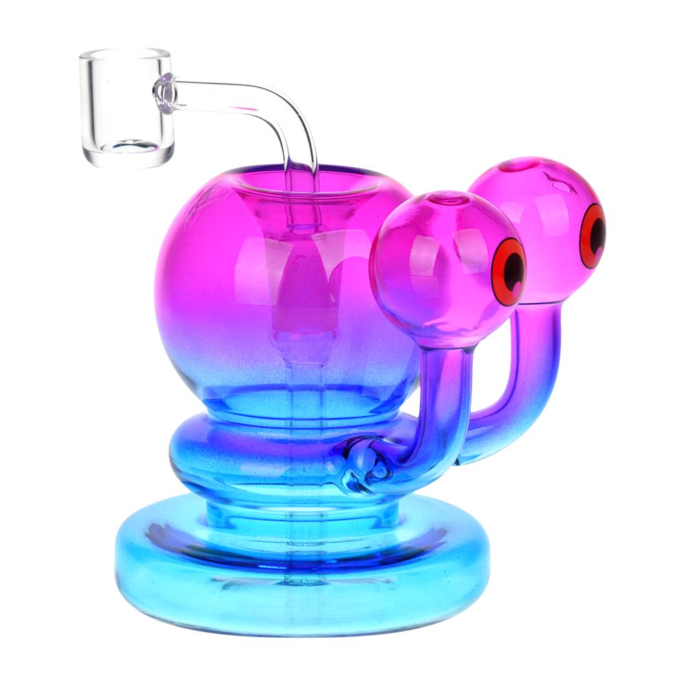 Neon Sponge Bob Pet Beastie Glass Dab Rig - 4" / 14mm F - Image 3