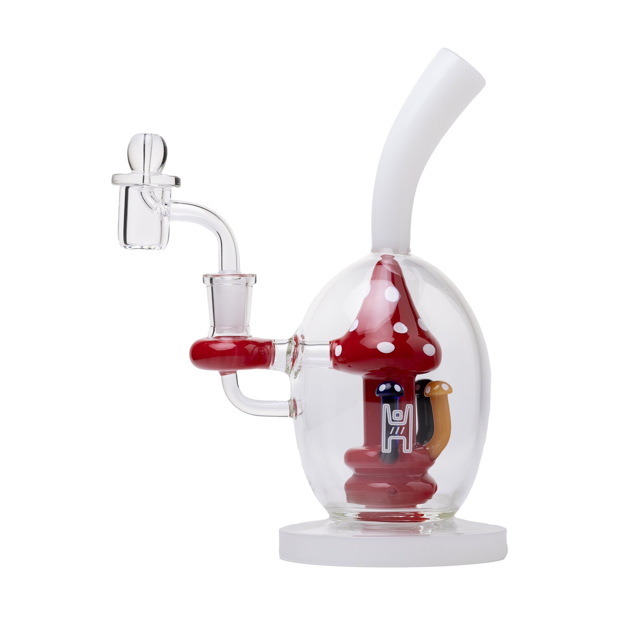 Human Grade Mushroom Globe Glass Rig - Image 6