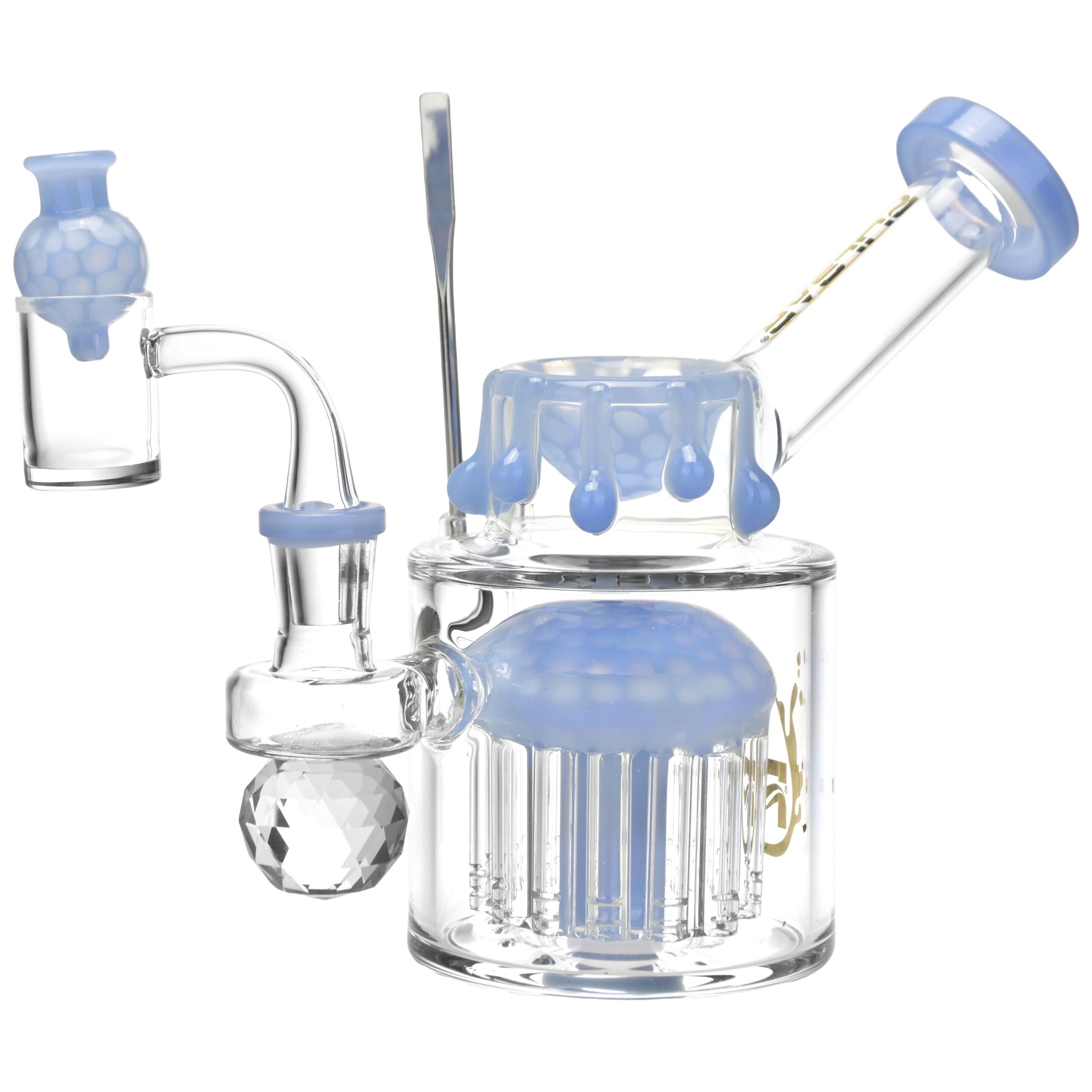 Pulsar Day Drippin' Glass Dab Rig Set | 6" | 14mm F - Image 2
