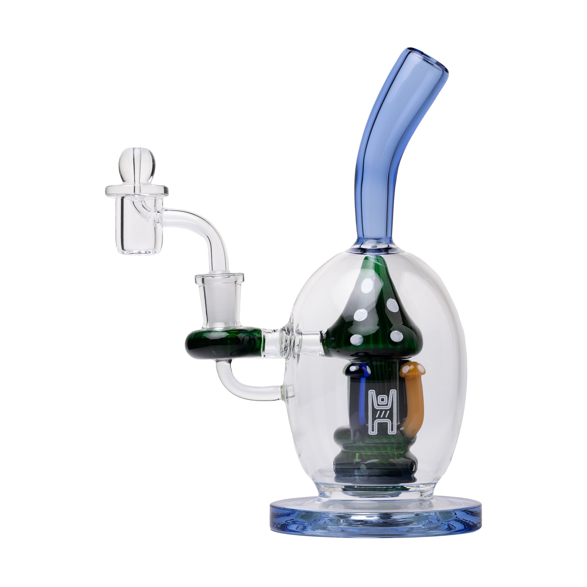 Human Grade Mushroom Globe Glass Rig - Image 3
