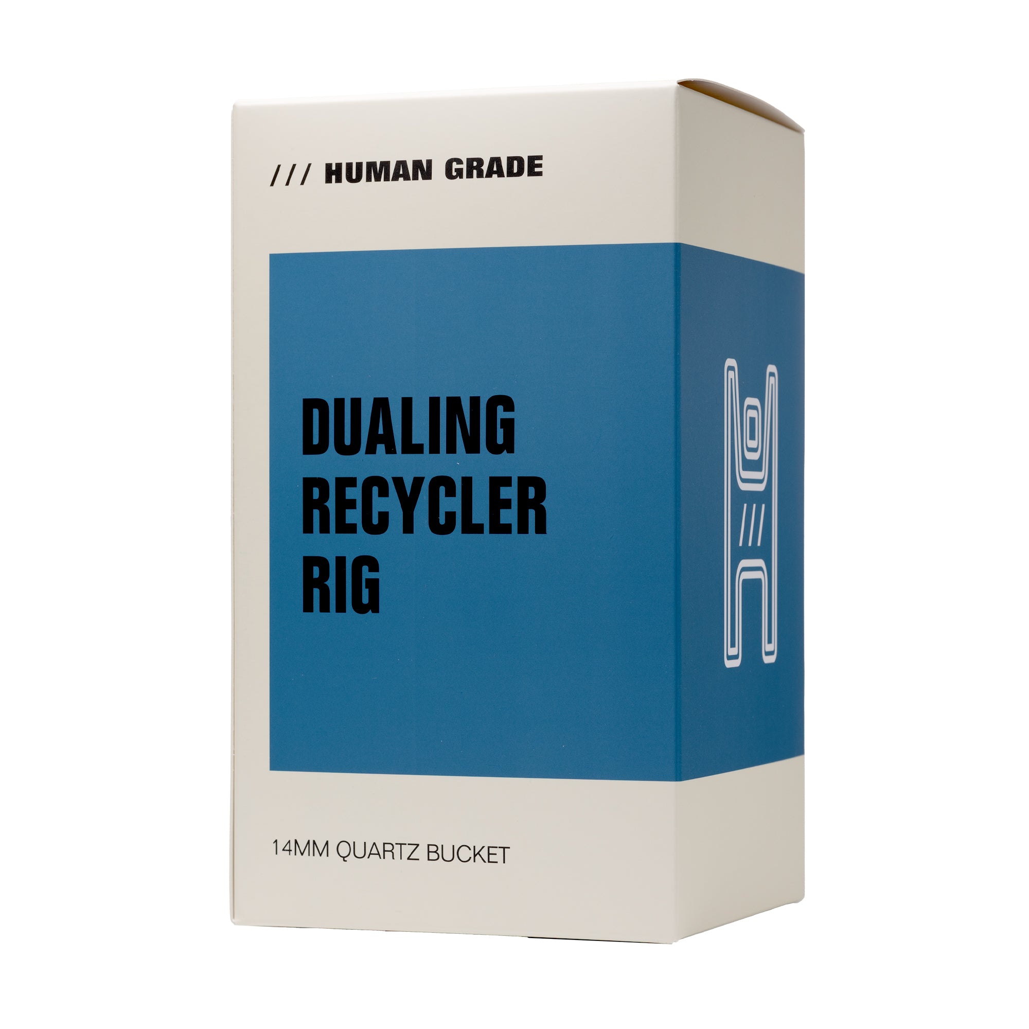 Human Grade Dualing Recycler Glass Rig Water Pipe - Image 10