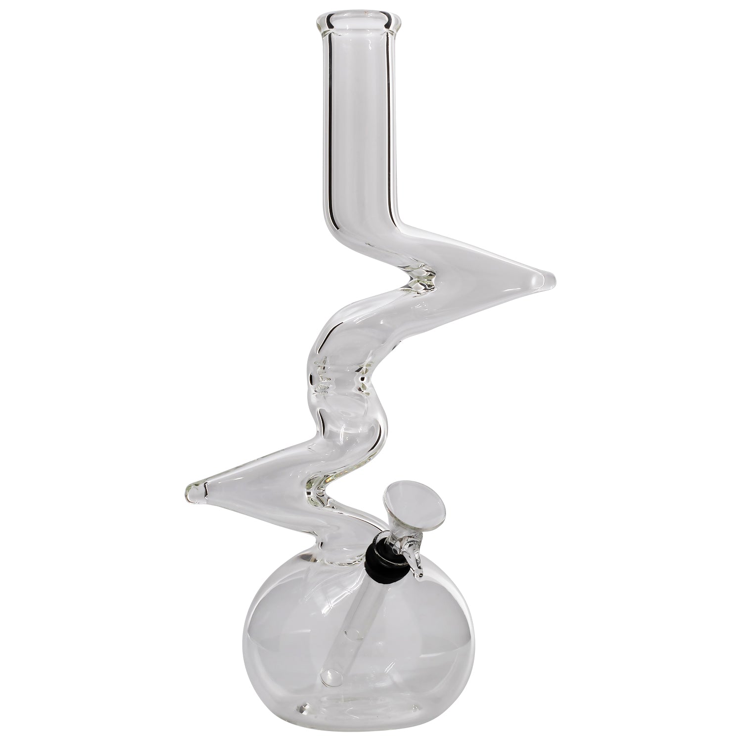 LA Pipes "Jacob's Ladder" Crystal Clear Zong Bong - Image 7