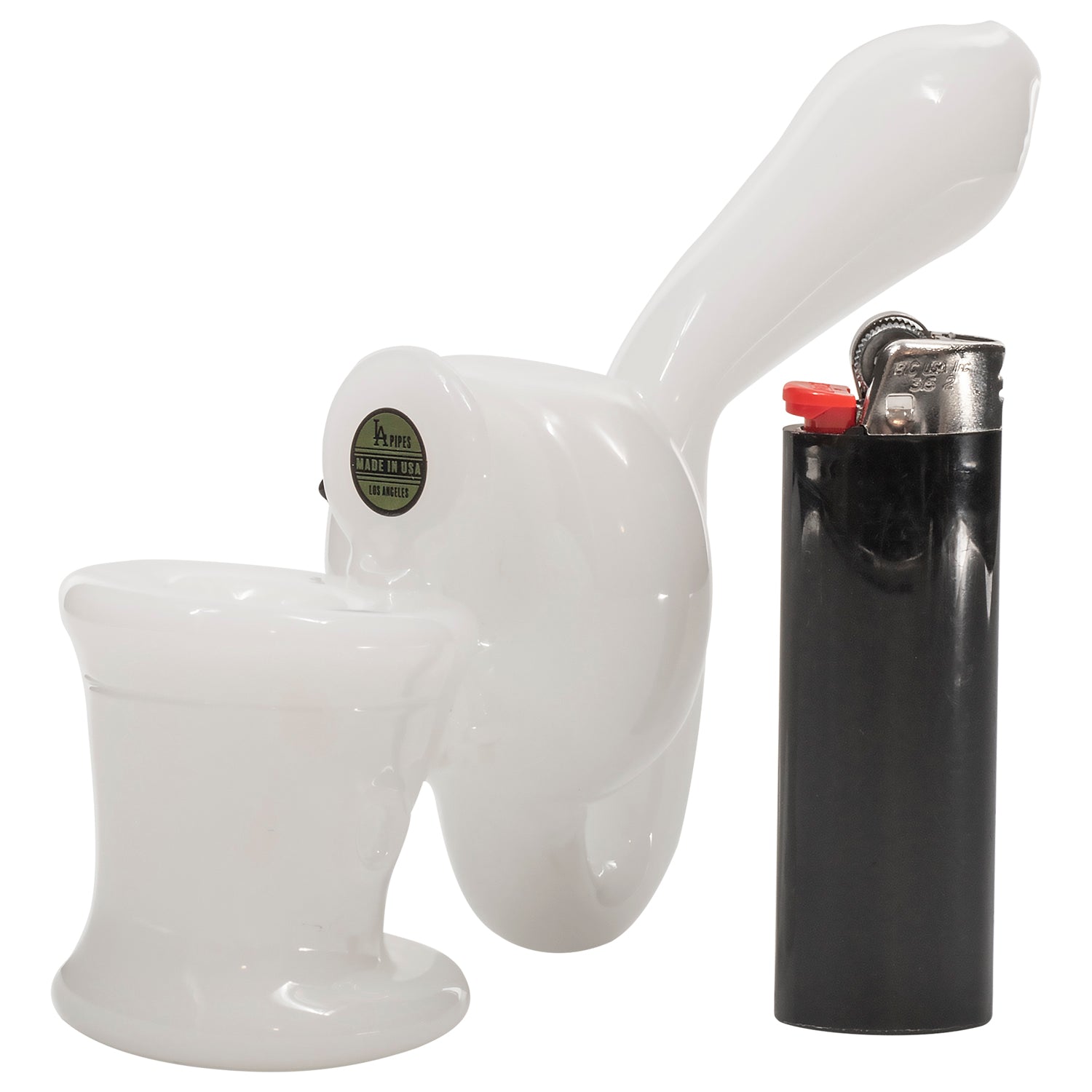 LA Pipes The Good Ish - Toilet Bowl Glass Pipe - Image 7