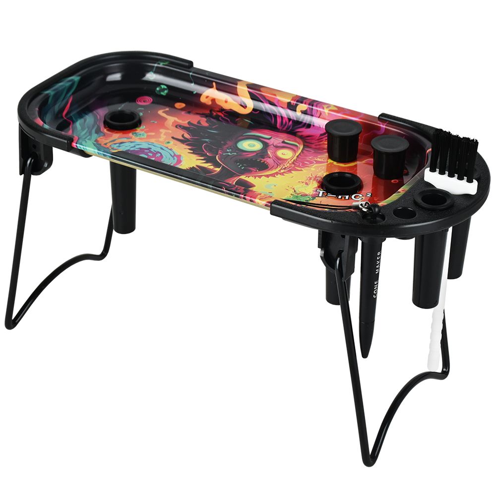 Elevated Metal Rolling Tray & Cone Loader Kit - Death Kiss / 9.25"x4.2" - Image 2
