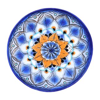 Mandala Round Incense Burner - 4.8"