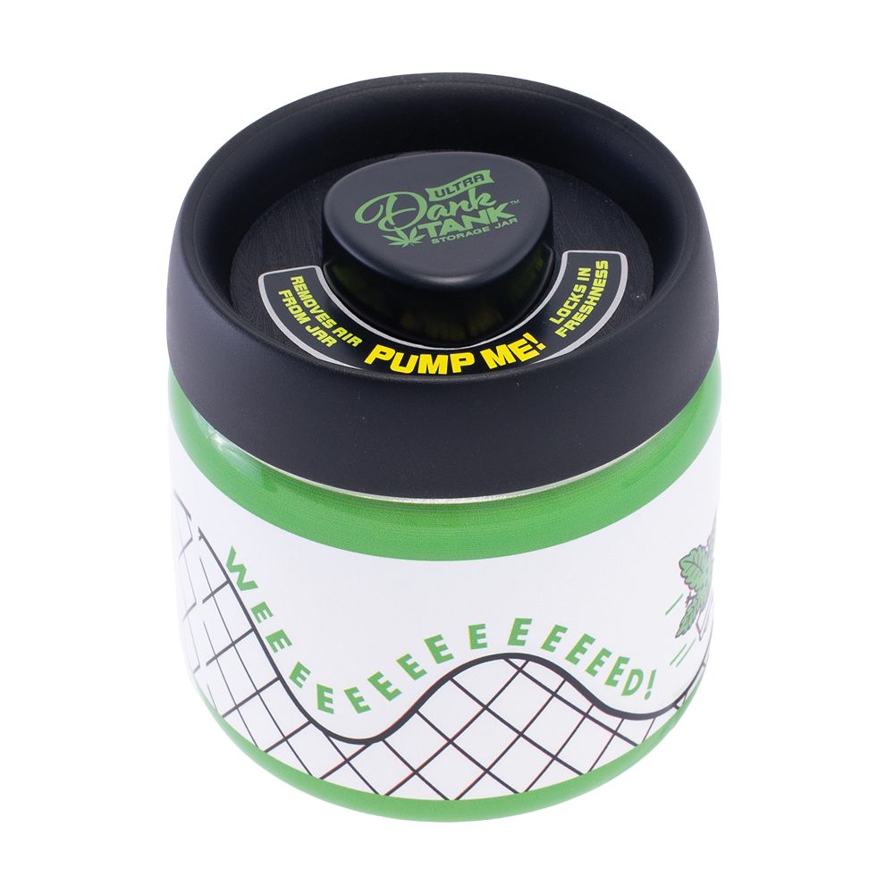 Fujima Dank Tank Vacuum Glass Jar - 4.2" / WEEEEED Roller Coaster - Image 2