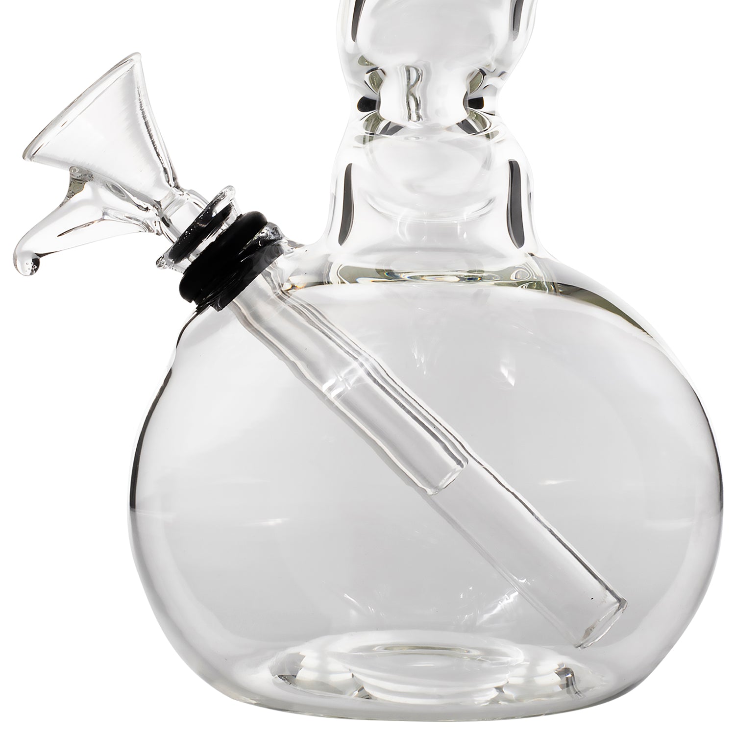 LA Pipes "Jacob's Ladder" Crystal Clear Zong Bong - Image 5