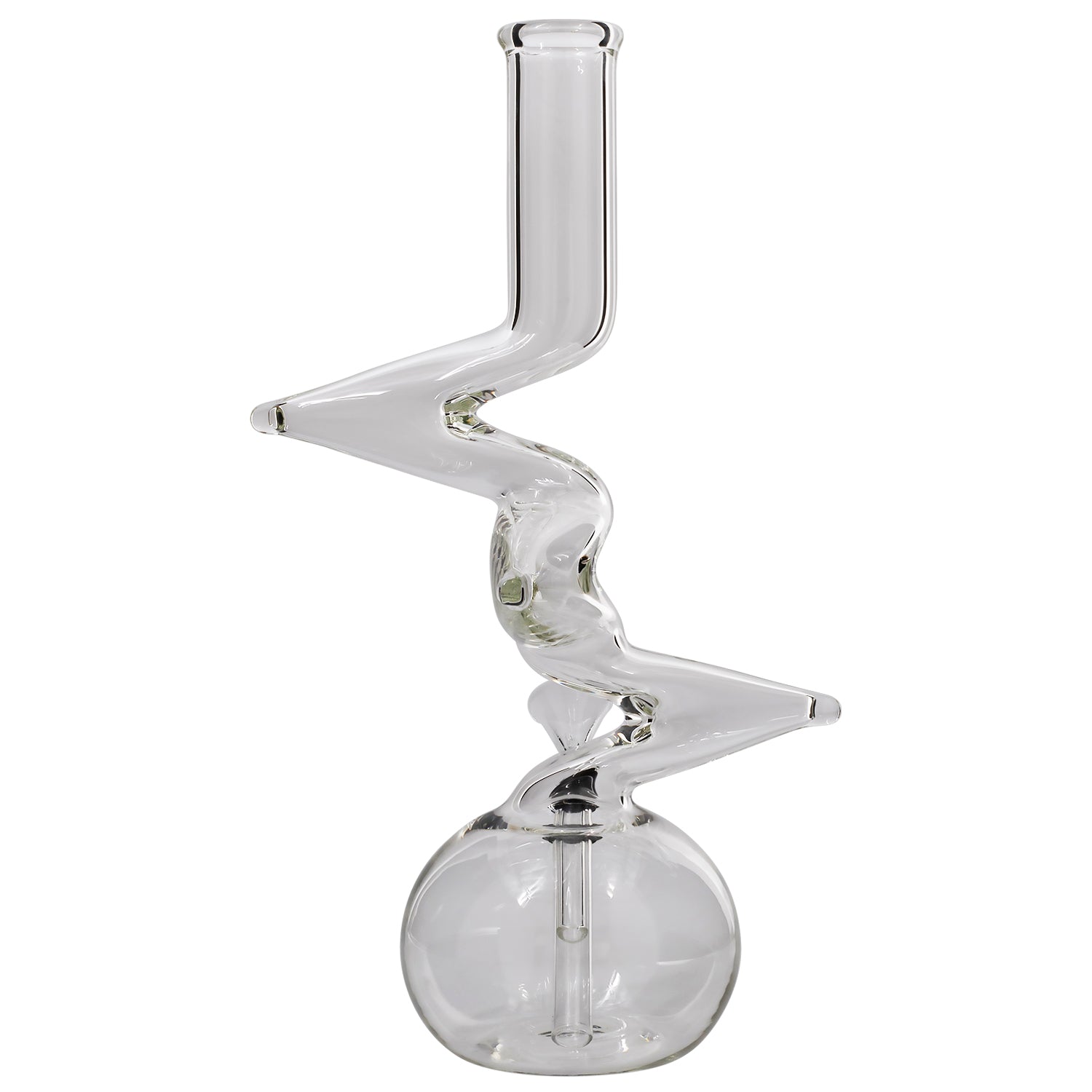 LA Pipes "Jacob's Ladder" Crystal Clear Zong Bong - Image 6