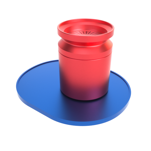 Stündenglass Infusion Chamber Assembly - Blue and Red - Image 2