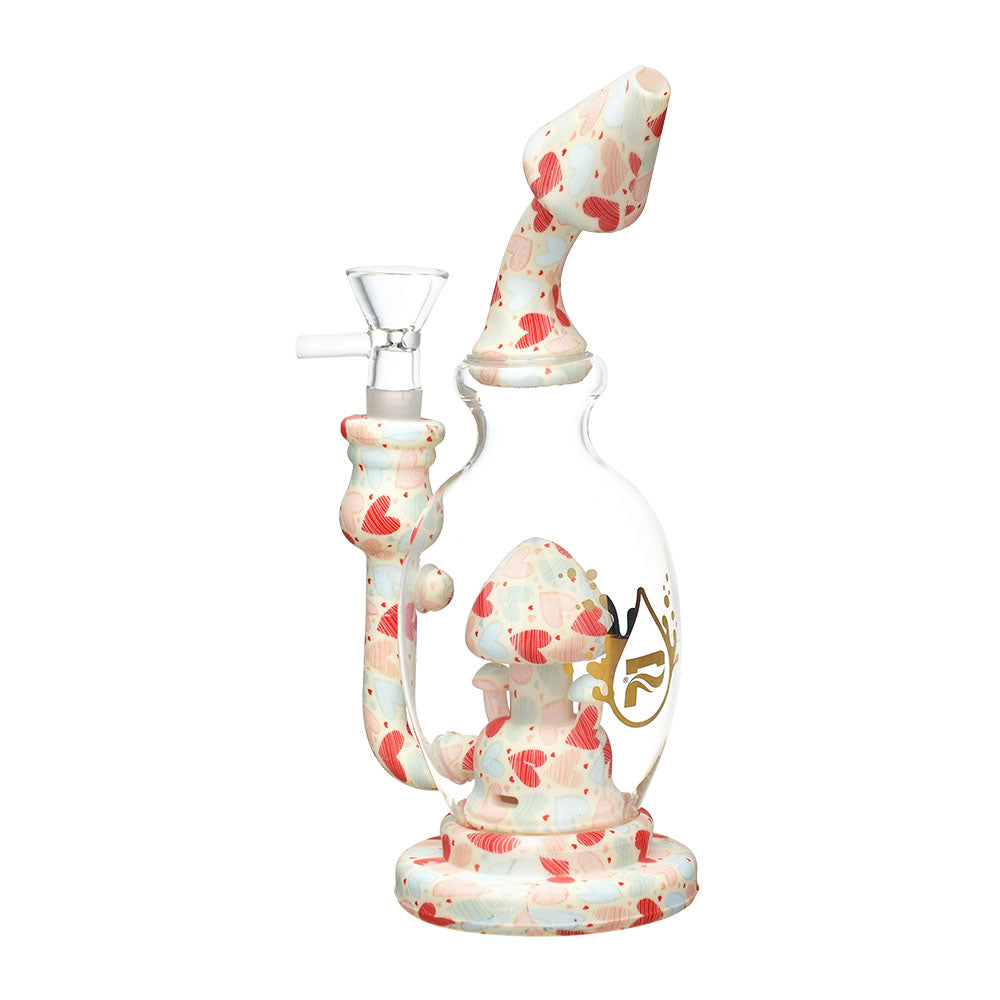 Pulsar Shroom Celebration Water Pipe | 8" | 14mm F - Image 6