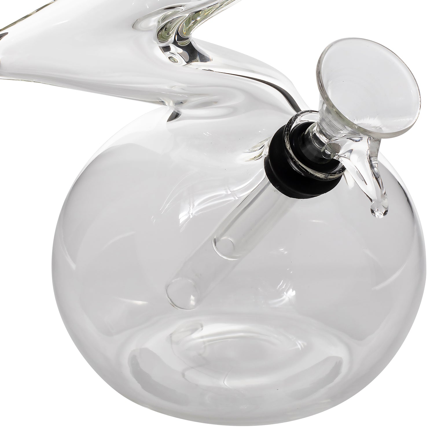 LA Pipes "Jacob's Ladder" Crystal Clear Zong Bong - Image 8