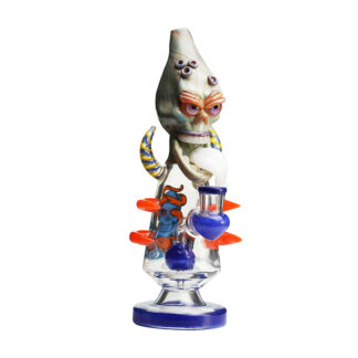 Lookah Glass 11" Cool Skull Bone Water Pipe