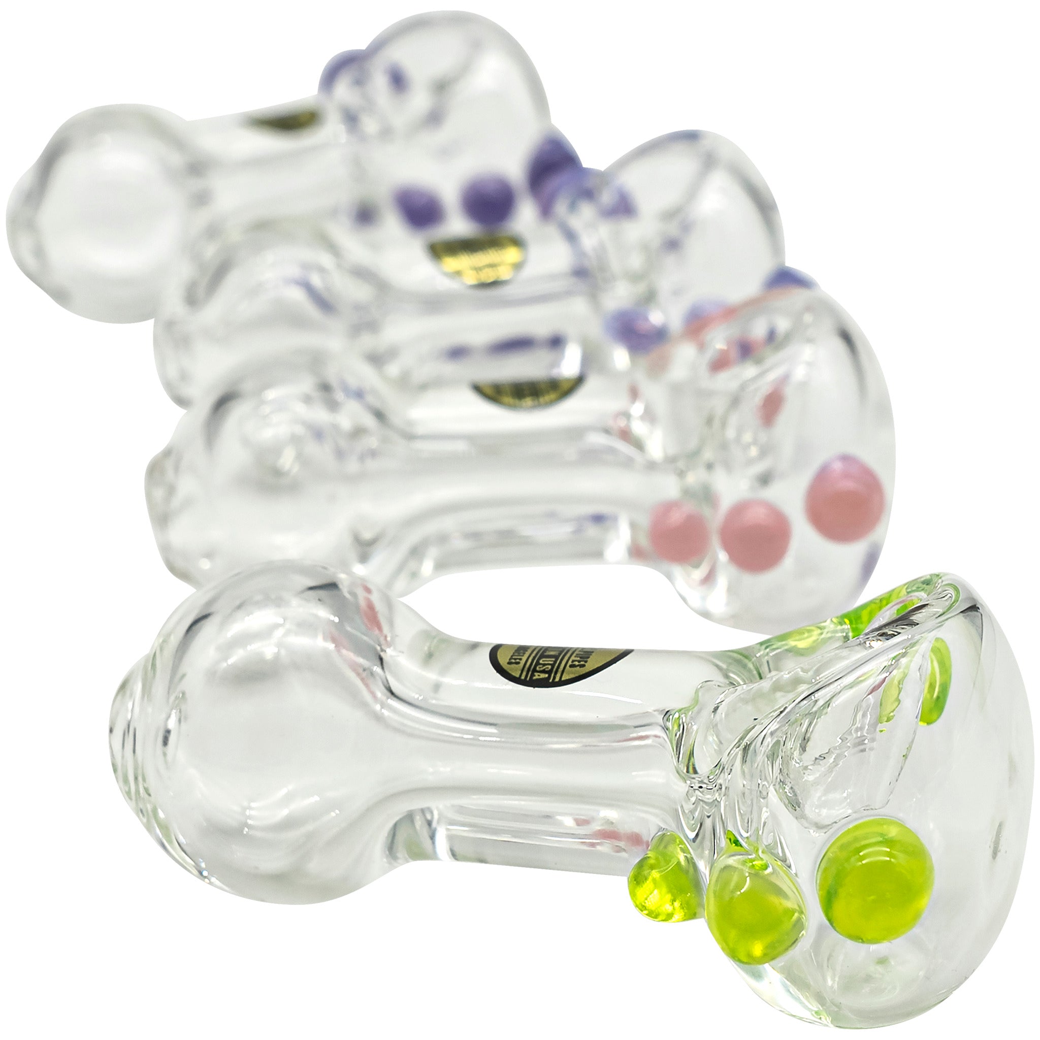 LA Pipes Thick Glass Spoon Pipe - Image 3