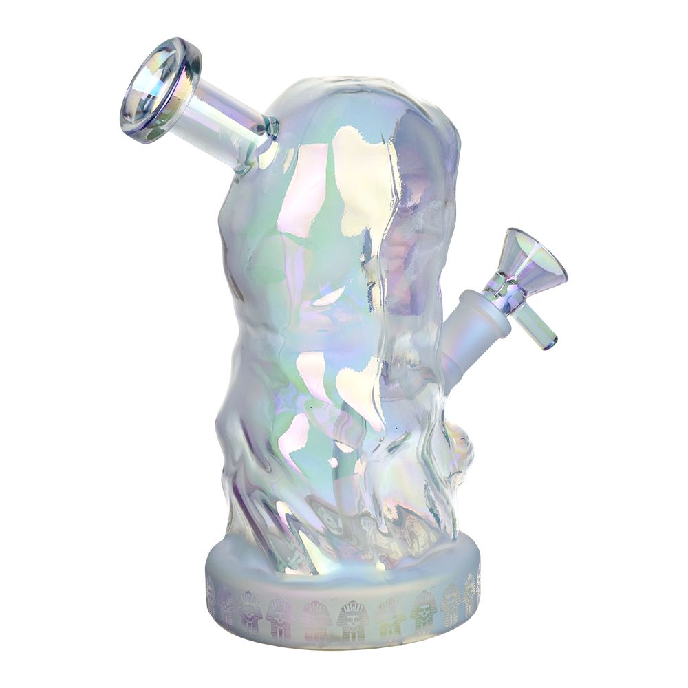 Hooded Skull Glass Water Pipe - 7.25" / 14mm F - Image 2