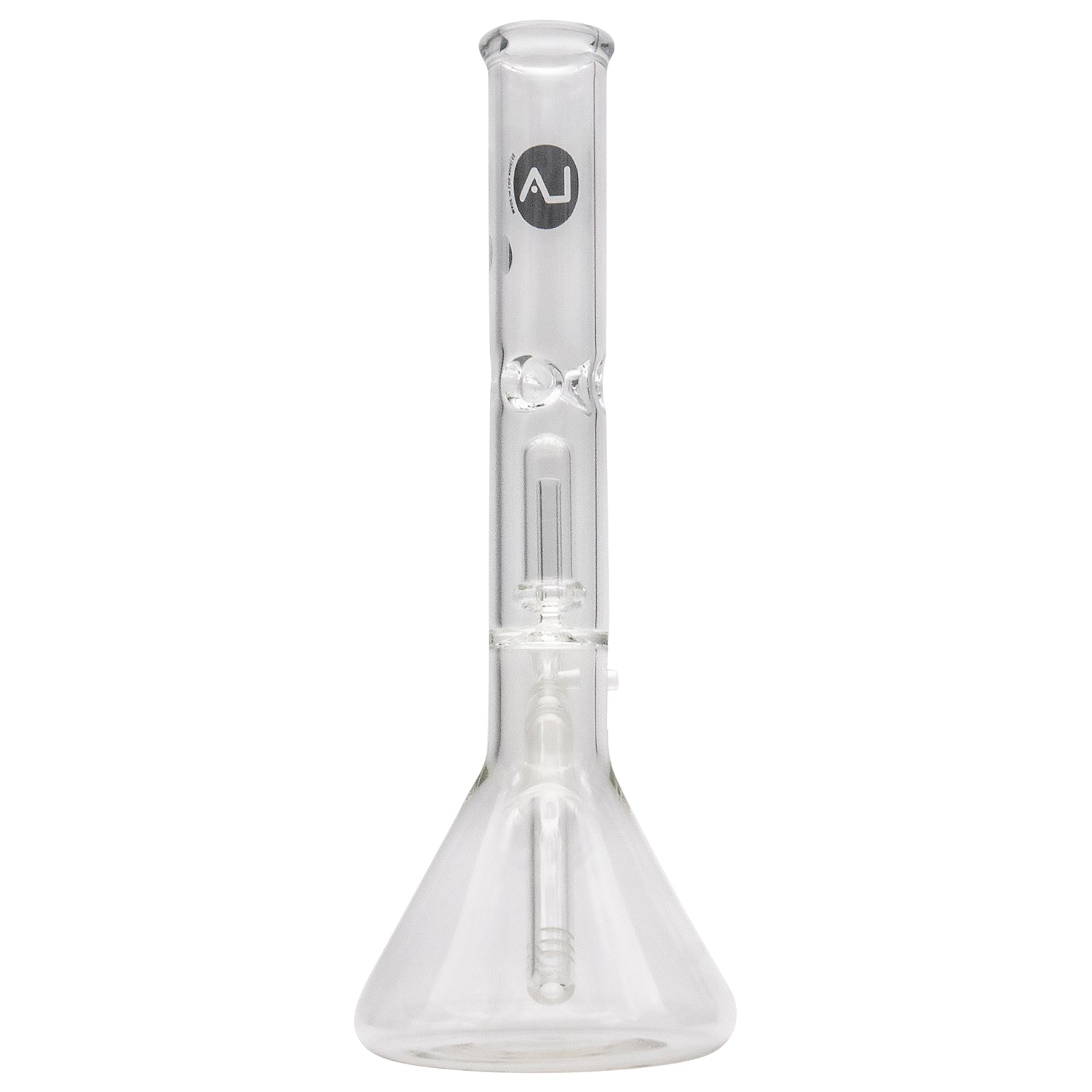 LA Pipes Single or Double Showerhead Perc Beaker Bong - Image 8