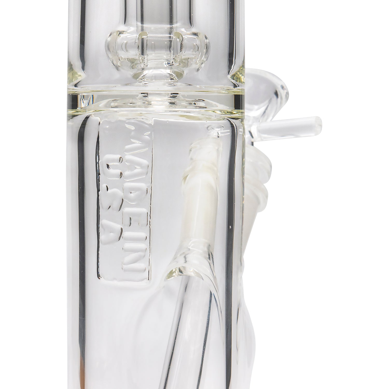 LA Pipes Thick Glass Straight Showerhead Perc Bong - Image 11