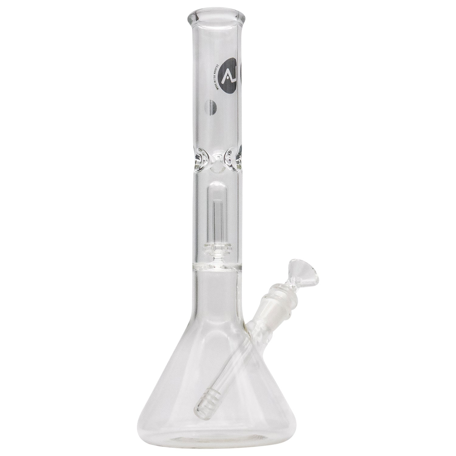 LA Pipes Single or Double Showerhead Perc Beaker Bong - Image 3