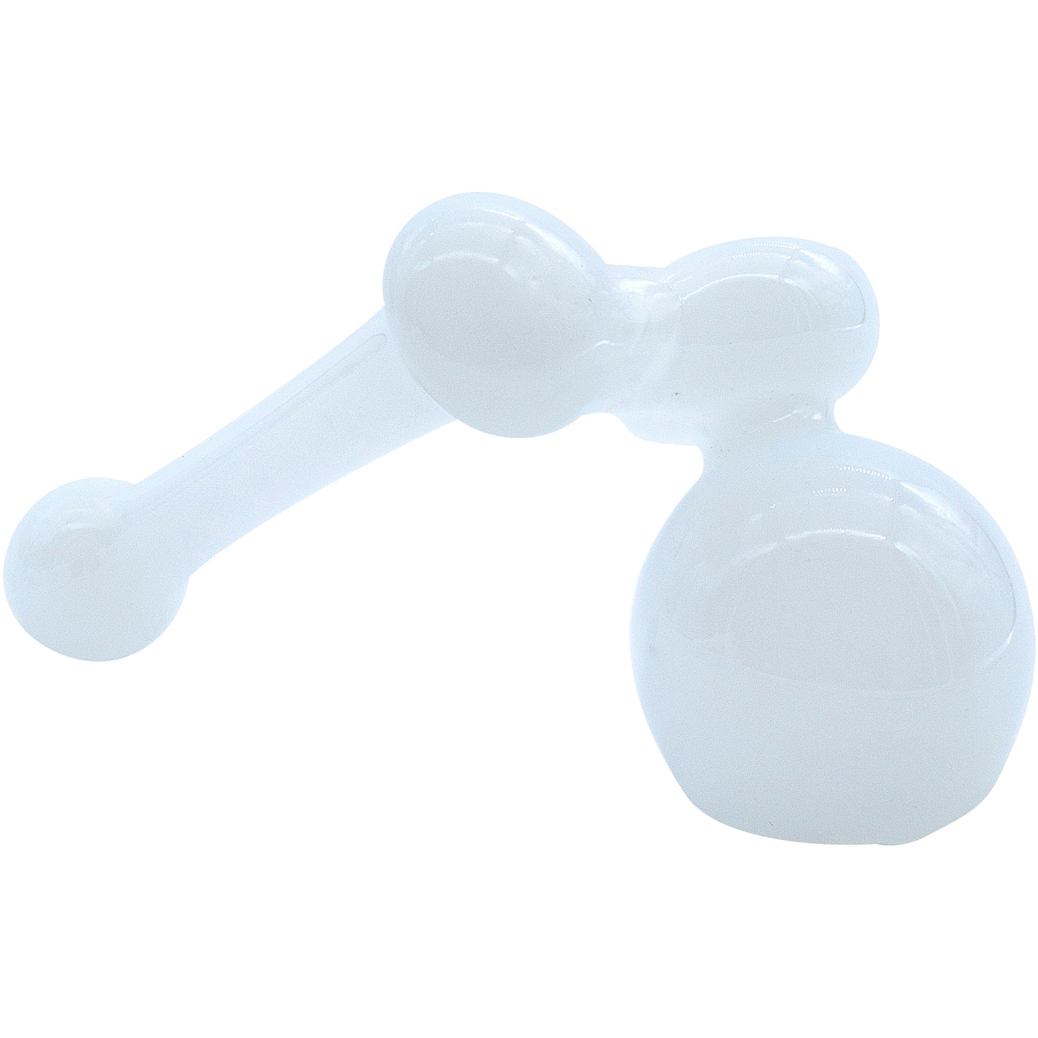 LA Pipes "Ivory Sidecar" Glass Sidecar Bubbler Pipe - Image 2