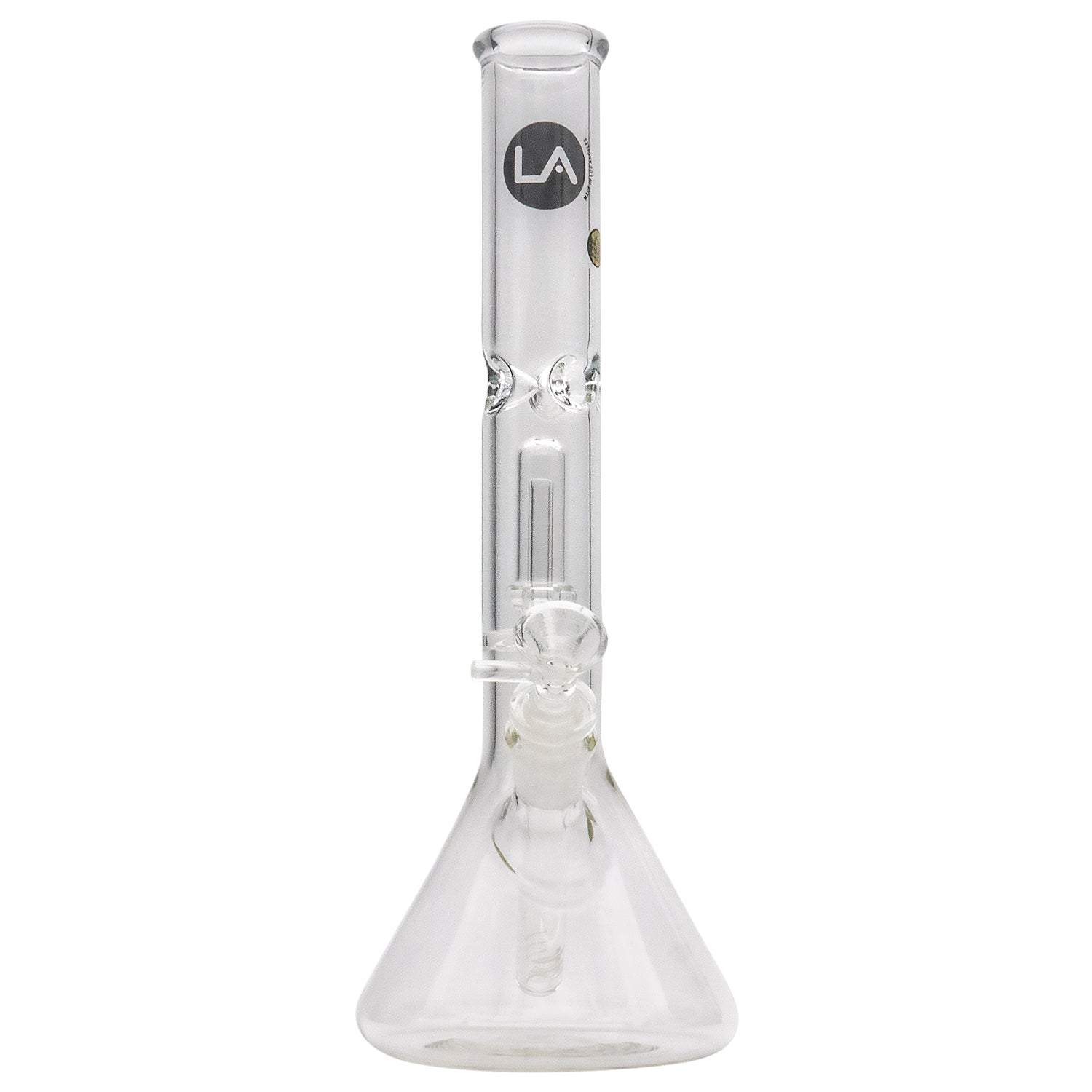 LA Pipes Single or Double Showerhead Perc Beaker Bong - Image 4