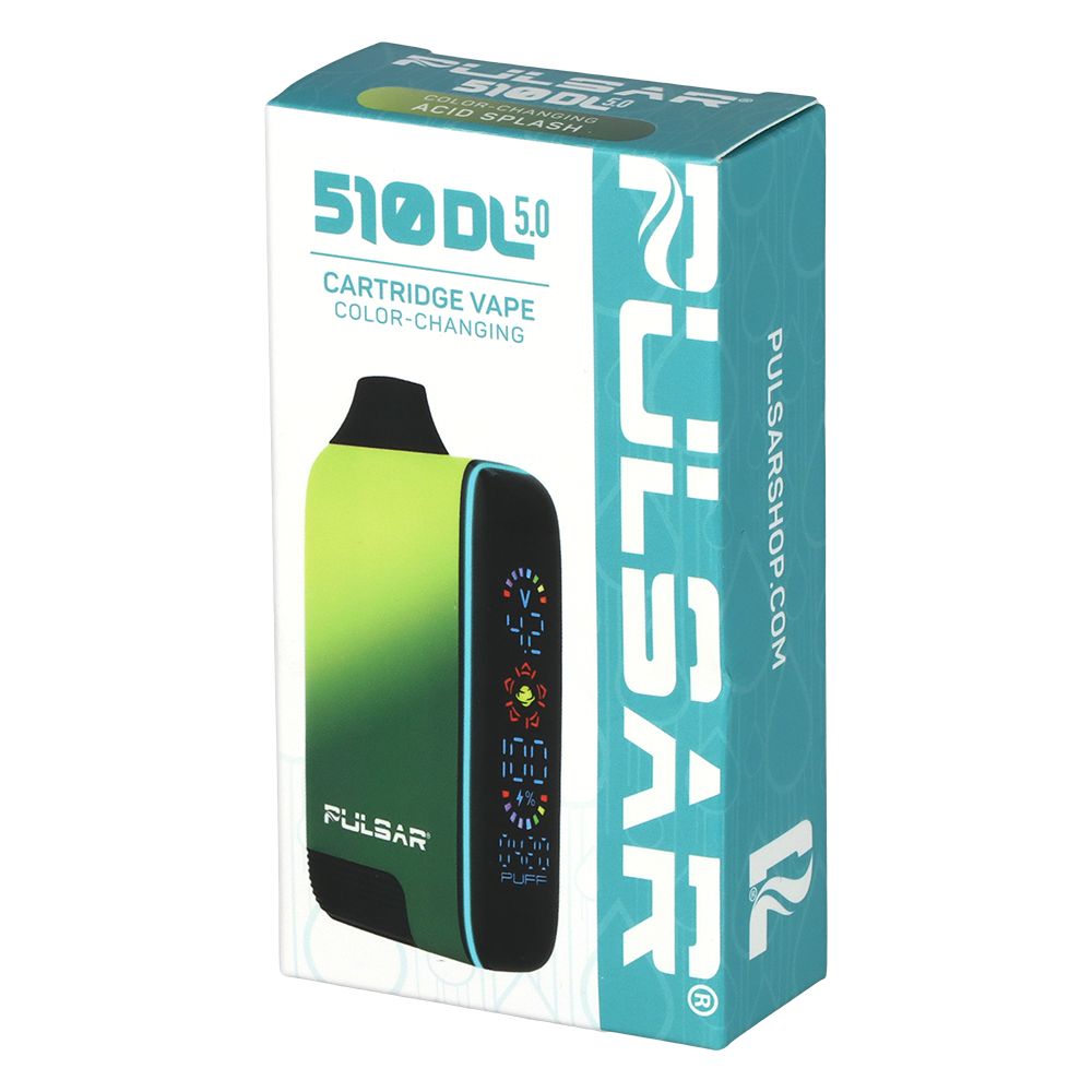 Pulsar 510 DL 5.0 Precision Voltage Control LCD Screen Vape Bar | Thermo Series | 1000mAh - Image 21