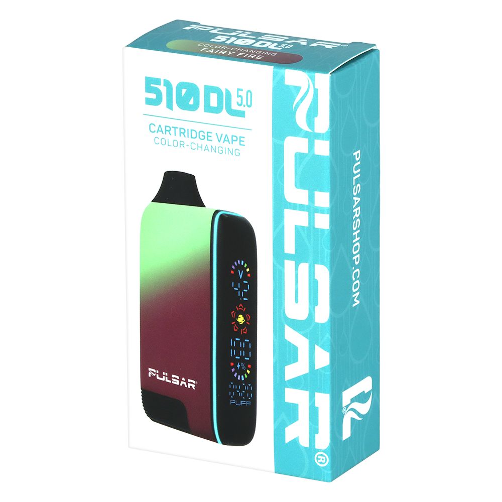 Pulsar 510 DL 5.0 Precision Voltage Control LCD Screen Vape Bar | Thermo Series | 1000mAh - Image 29