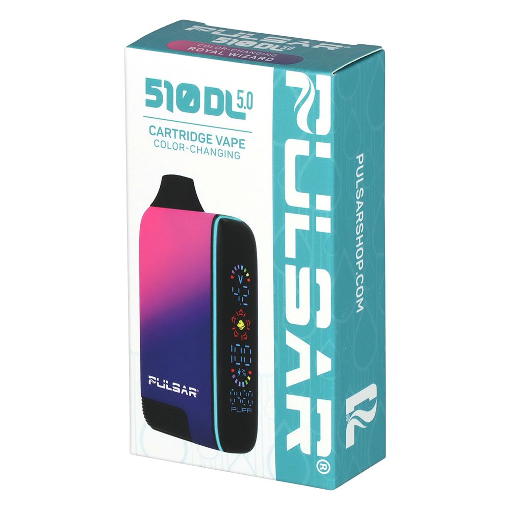 Pulsar 510 DL 5.0 Precision Voltage Control LCD Screen Vape Bar | Thermo Series | 1000mAh - Image 16